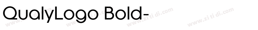 QualyLogo Bold字体转换